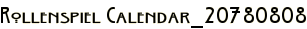 Rollenspiel Calendar_20780808