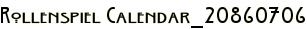 Rollenspiel Calendar_20860706