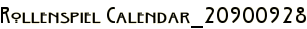 Rollenspiel Calendar_20900928
