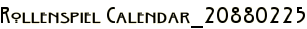 Rollenspiel Calendar_20880225