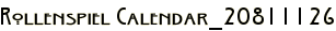 Rollenspiel Calendar_20811126