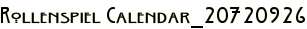 Rollenspiel Calendar_20720926