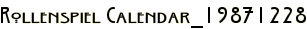 Rollenspiel Calendar_19871228