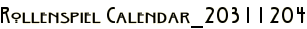 Rollenspiel Calendar_20311204