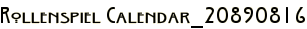 Rollenspiel Calendar_20890816