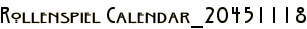 Rollenspiel Calendar_20451118