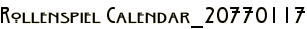 Rollenspiel Calendar_20770117