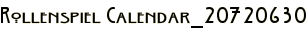 Rollenspiel Calendar_20720630