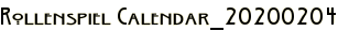 Rollenspiel Calendar_20200204