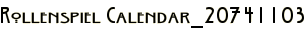 Rollenspiel Calendar_20741103
