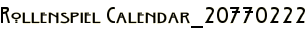 Rollenspiel Calendar_20770222