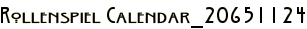 Rollenspiel Calendar_20651124