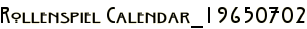 Rollenspiel Calendar_19650702