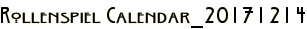Rollenspiel Calendar_20171214