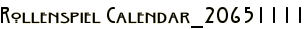 Rollenspiel Calendar_20651111