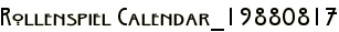 Rollenspiel Calendar_19880817
