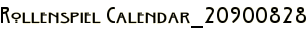 Rollenspiel Calendar_20900828