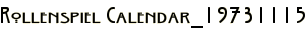 Rollenspiel Calendar_19731115