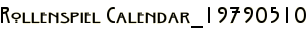 Rollenspiel Calendar_19790510