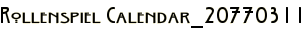 Rollenspiel Calendar_20770311
