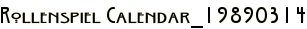 Rollenspiel Calendar_19890314