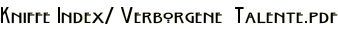 Kniffe Index/ Verborgene  Talente.pdf