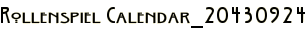 Rollenspiel Calendar_20430924