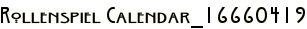 Rollenspiel Calendar_16660419