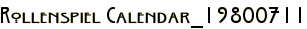 Rollenspiel Calendar_19800711