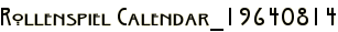 Rollenspiel Calendar_19640814