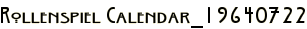 Rollenspiel Calendar_19640722