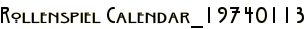 Rollenspiel Calendar_19740113