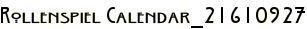 Rollenspiel Calendar_21610927